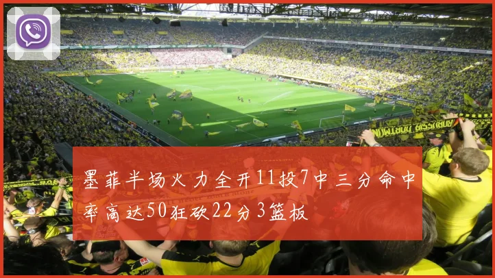 墨菲半场火力全开11投7中三分命中率高达50狂砍22分3篮板