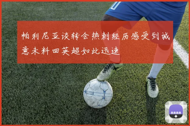 帕利尼亚谈转会热刺经历感受到诚意未料回英超如此迅速